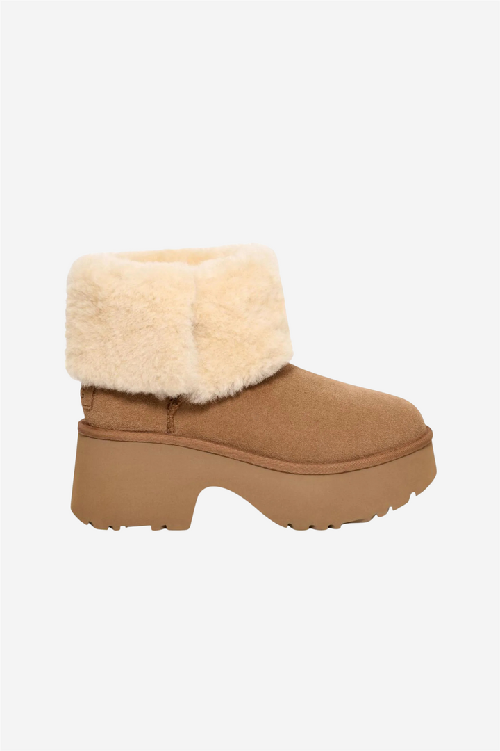 UGG Sko W Esmee New Heights Cuff Chestnut
