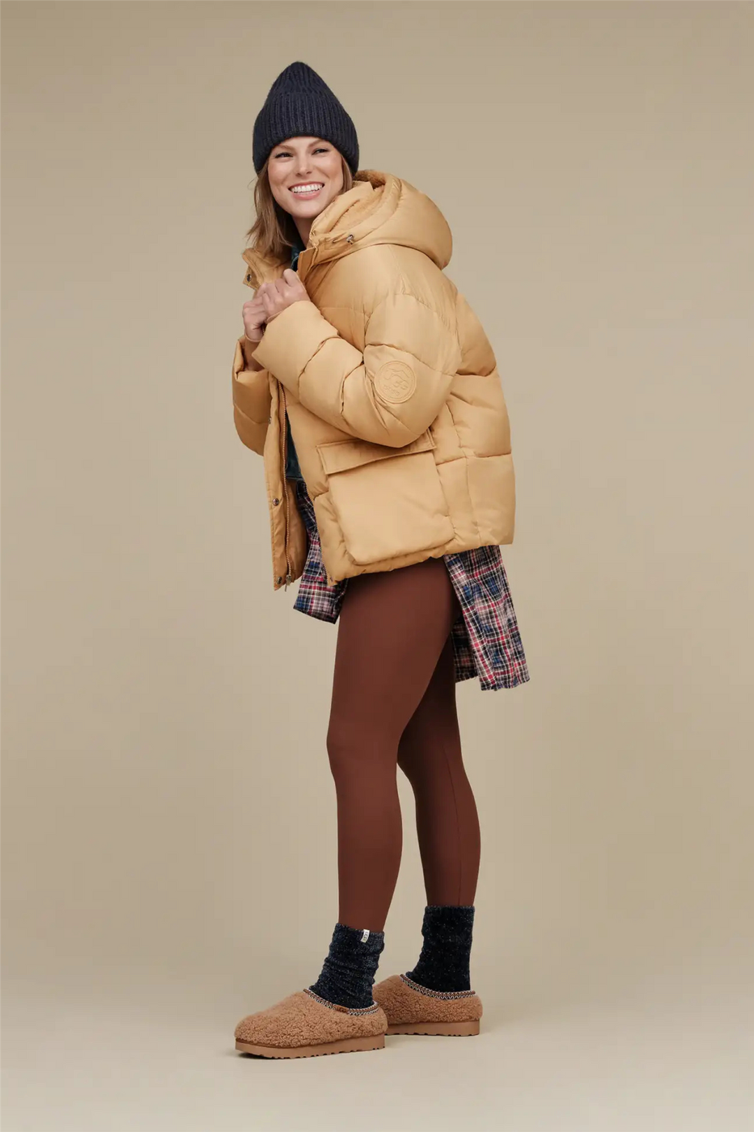 UGG Sko W Tasman Maxi Curly Chestnut