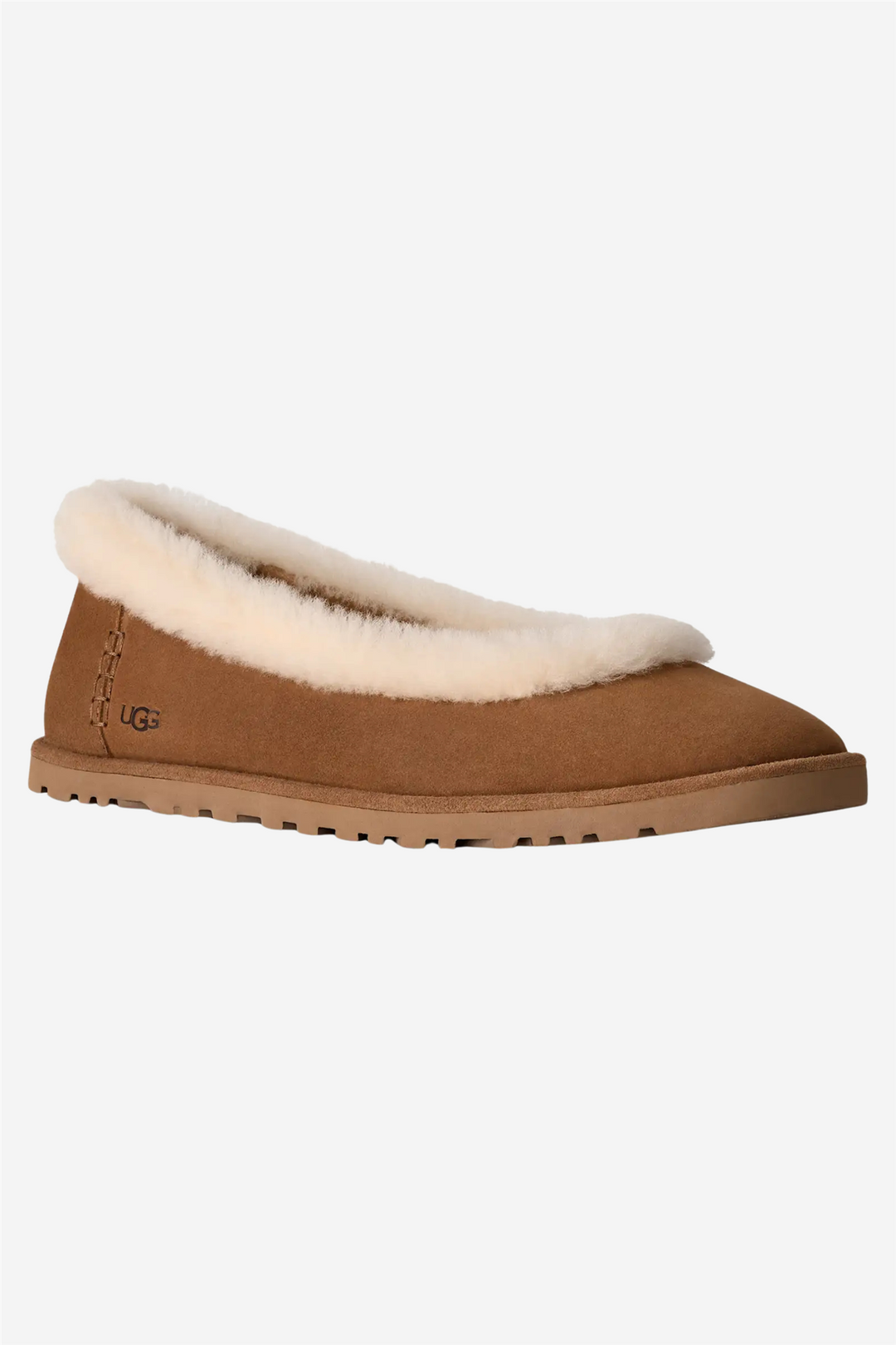 UGG Sko W Zora Ballet Flat Chestnut