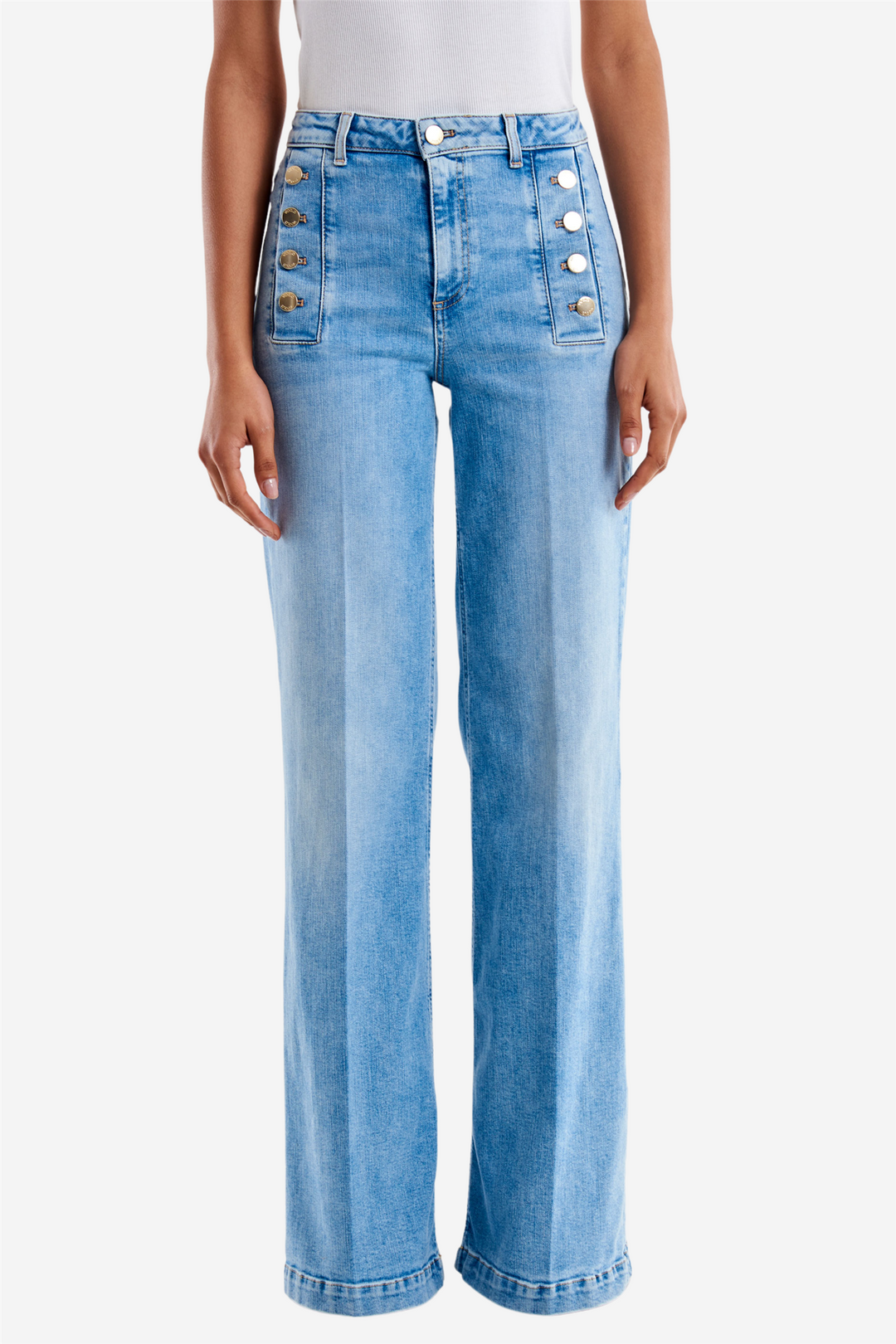 ViCOLO Bukser & jeans Giudith Light Blue Denim