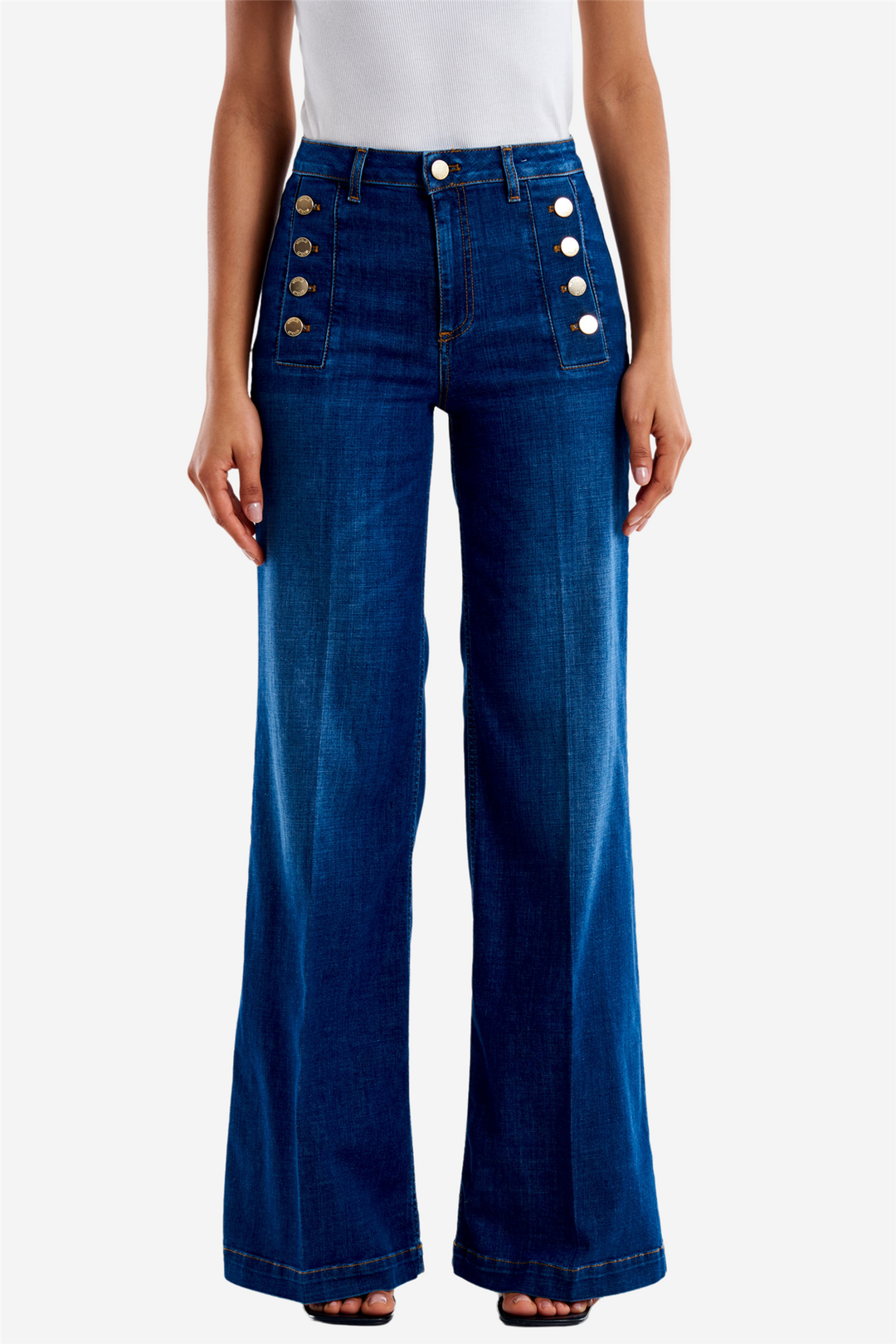 ViCOLO Bukser & jeans Giudith Medium Blue Denim