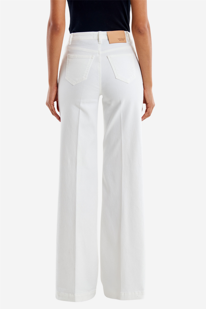 ViCOLO Bukser & jeans Giudith White Denim