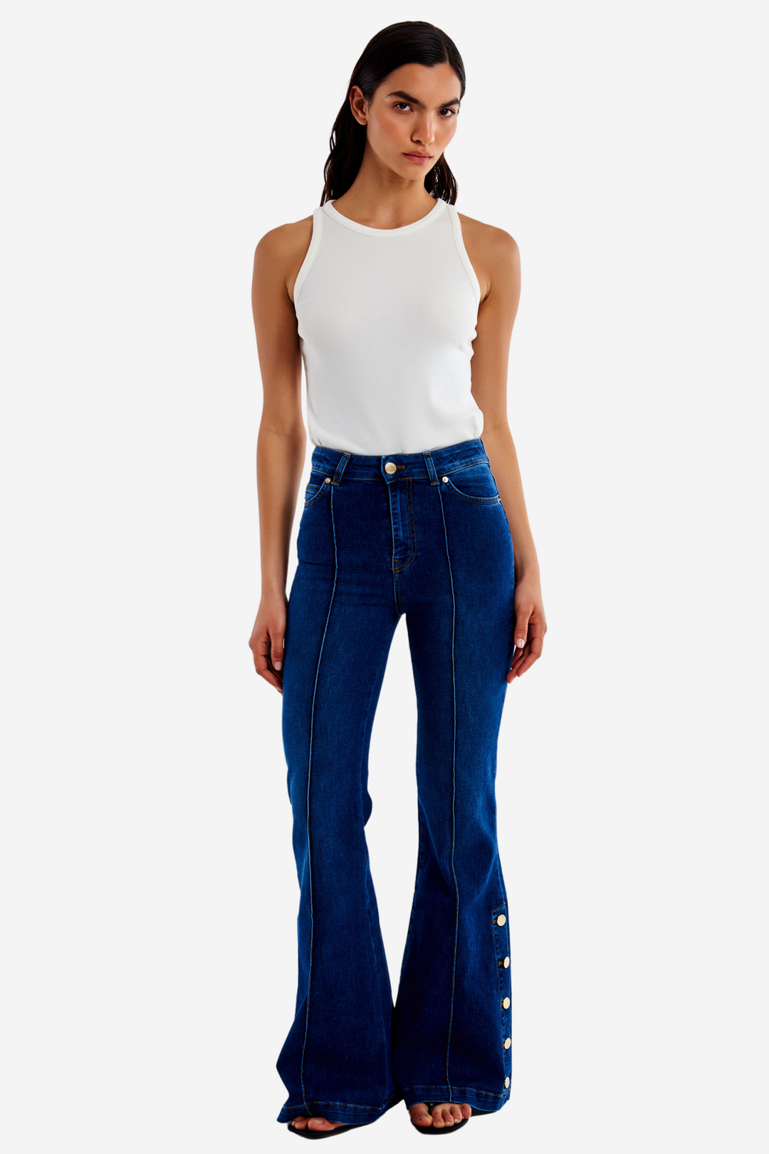 ViCOLO Bukser & jeans Marta Medium Blue Denim