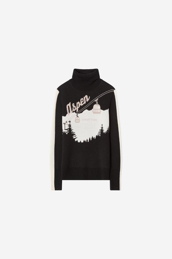 We Norwegians Genser & Cardigan AfterSki Sweater Black