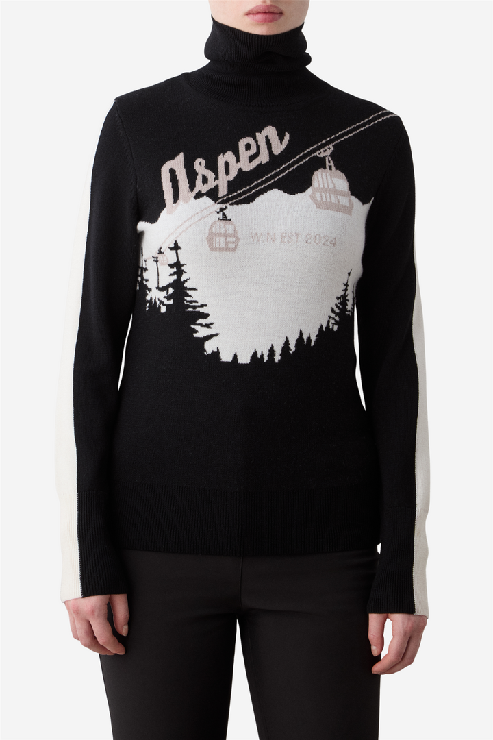We Norwegians Genser & Cardigan AfterSki Sweater Black
