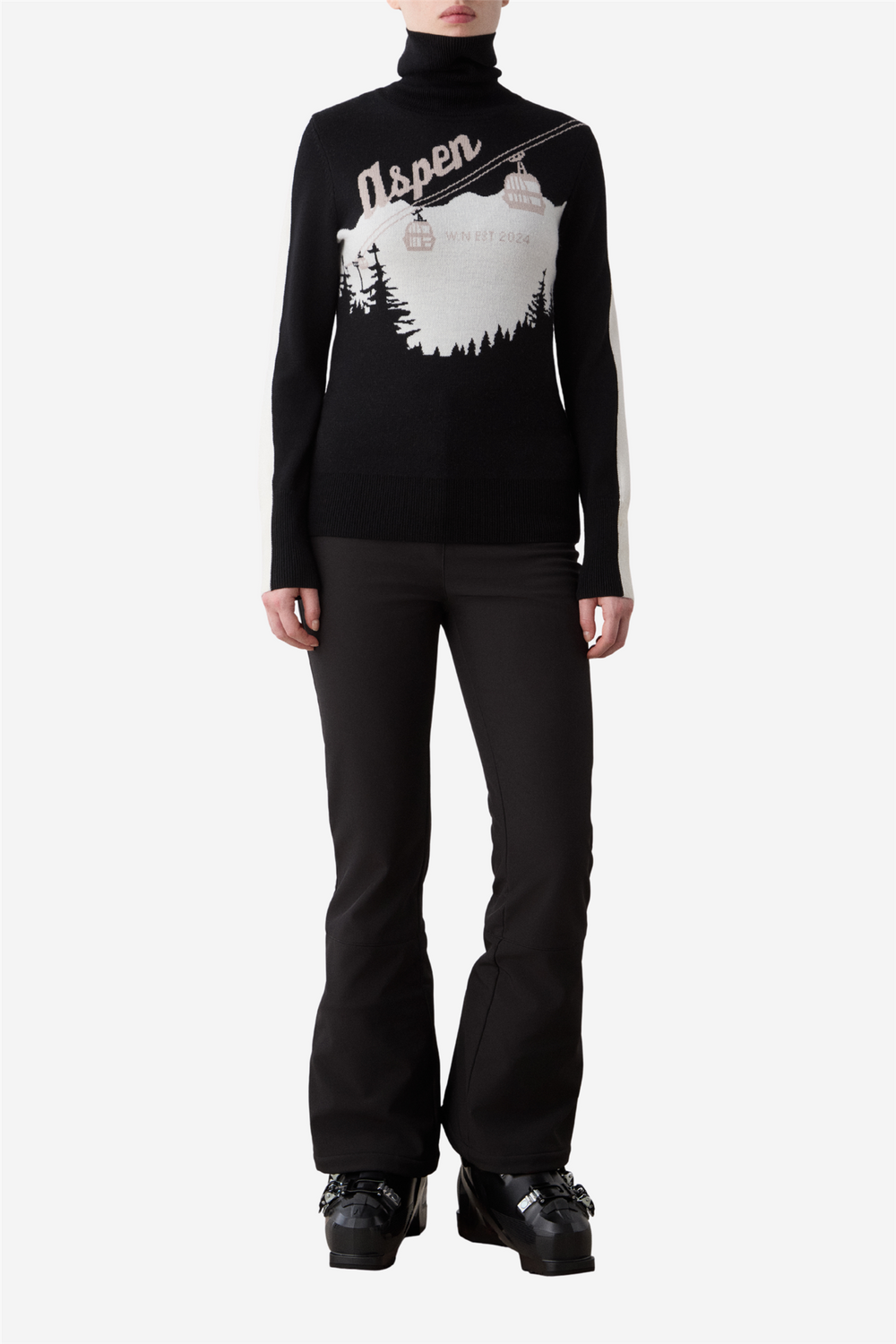 We Norwegians Genser & Cardigan AfterSki Sweater Black