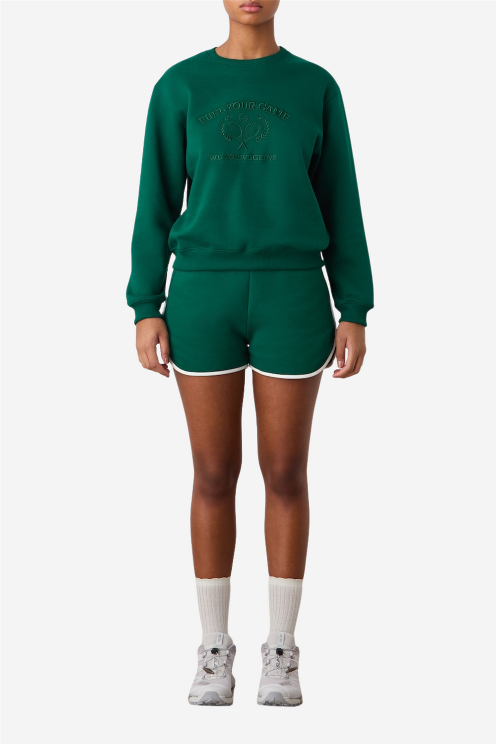 We Norwegians Genser & Cardigan Bounce Sweater Green