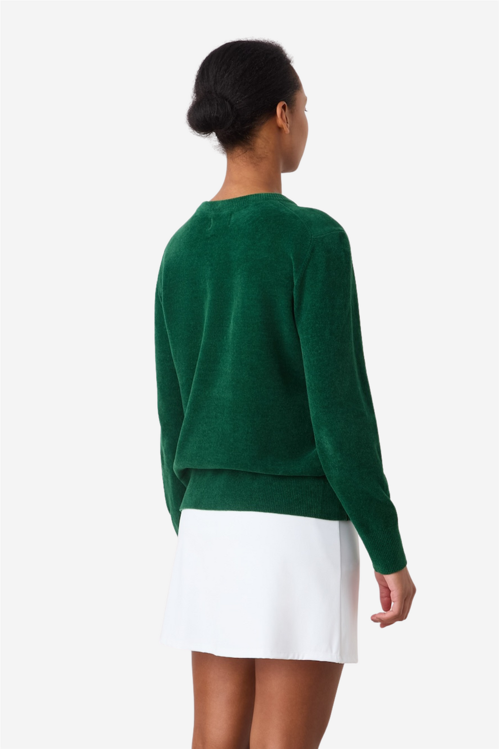 We Norwegians Genser & Cardigan Deuce Chenille Sweater Green