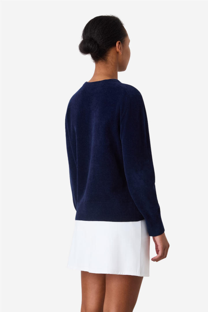 We Norwegians Genser & Cardigan Deuce Chenille Sweater Navy Blue
