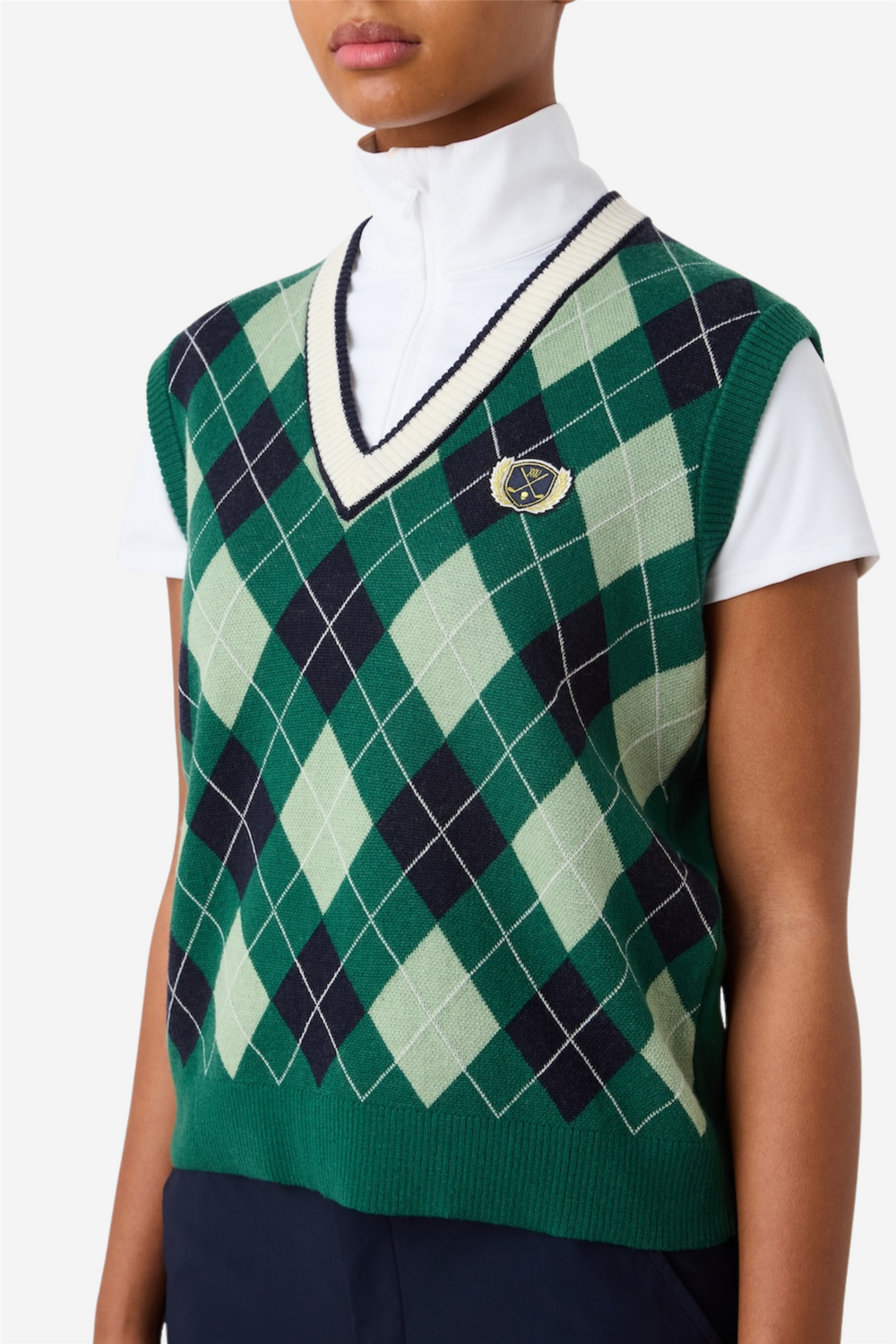 We Norwegians Genser & Cardigan Fairway Vest Green