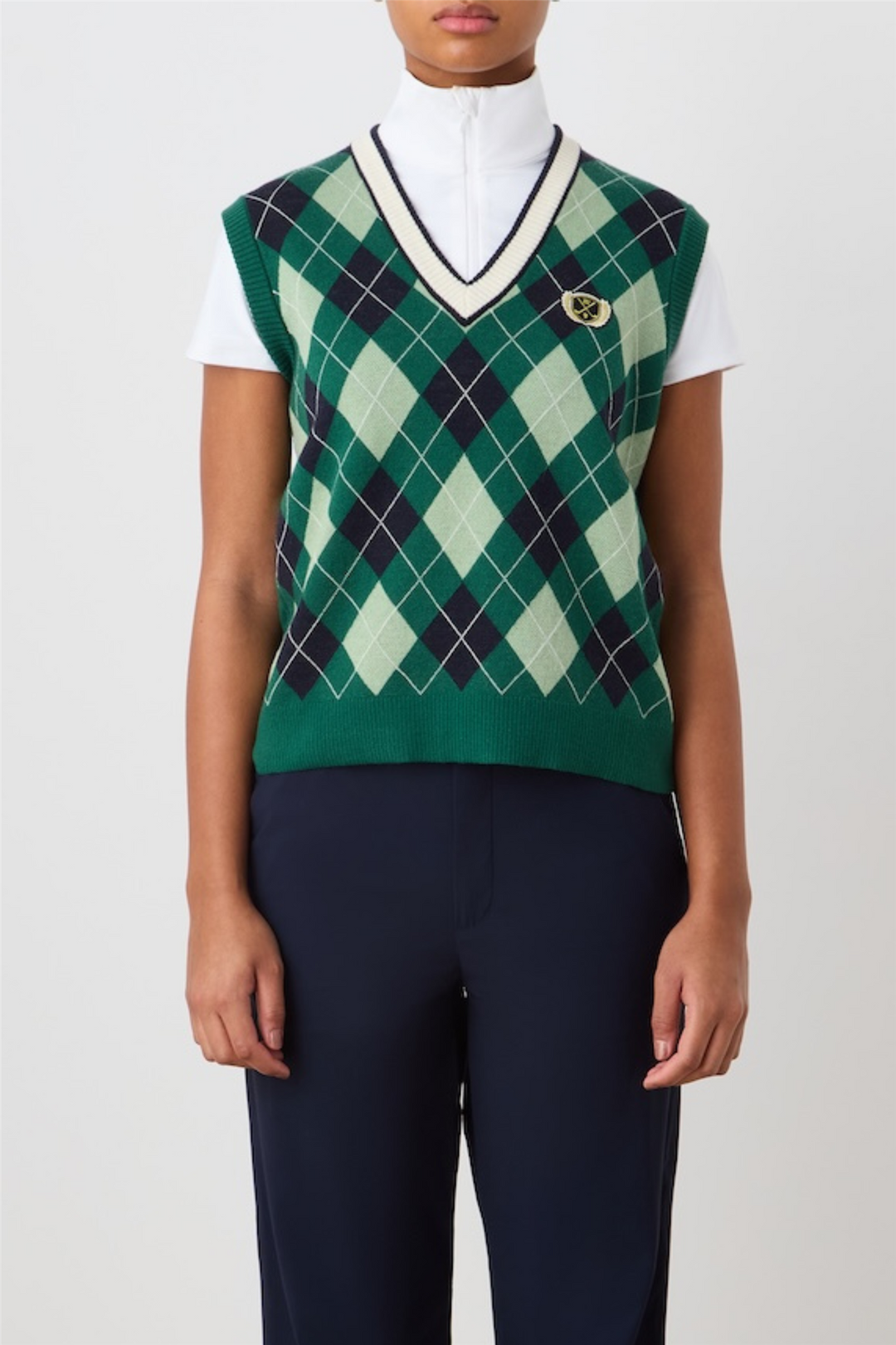 We Norwegians Genser & Cardigan Fairway Vest Green