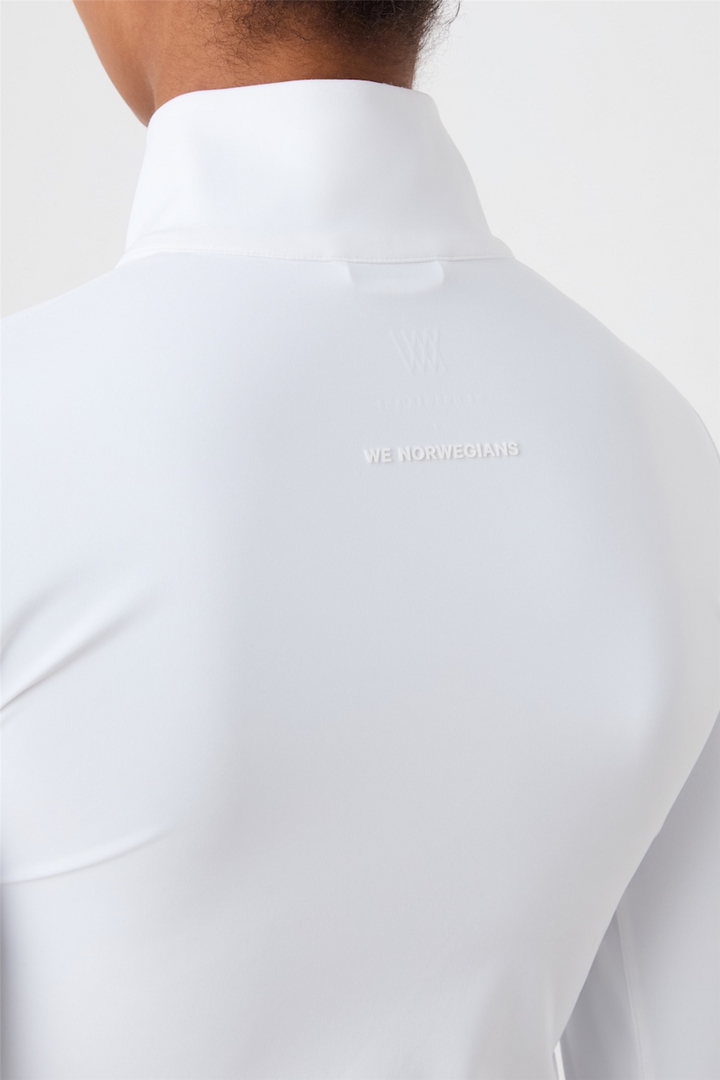 We Norwegians Genser & Cardigan Honor Zipped Longsleeve White