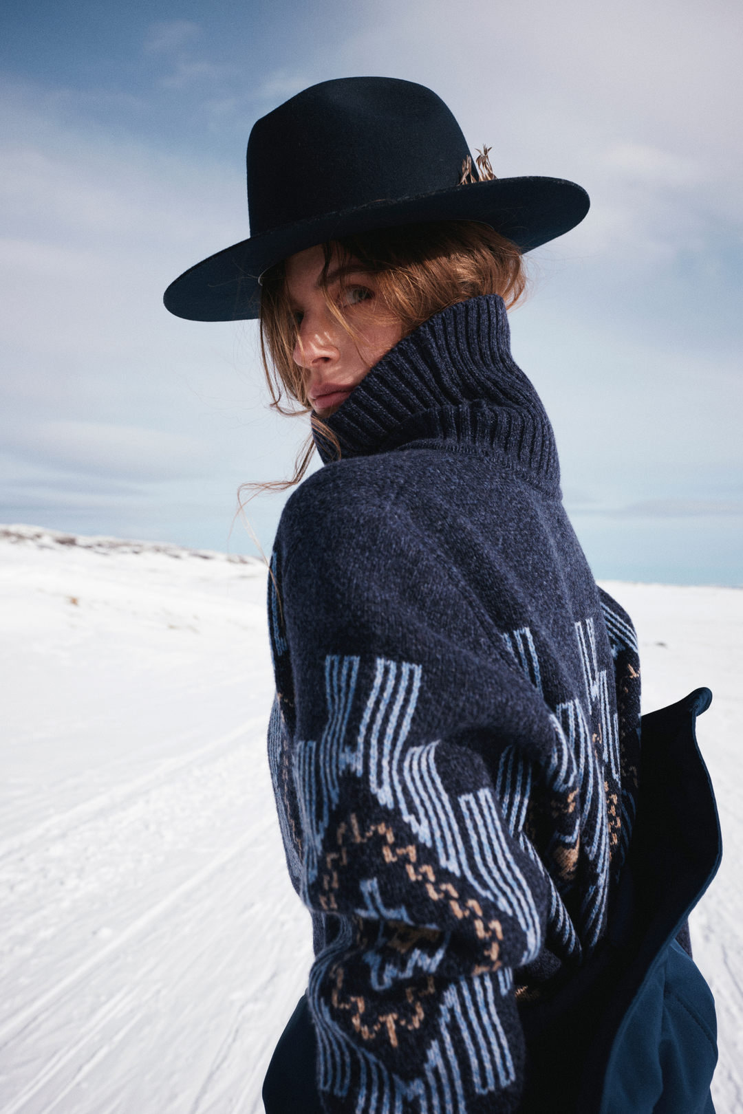 We Norwegians Genser & Cardigan Kautokeino Sweater Navy Blue