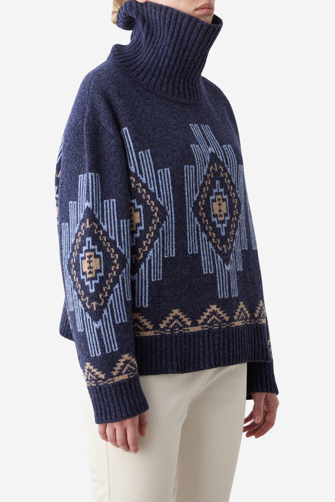 We Norwegians Genser & Cardigan Kautokeino Sweater Navy Blue