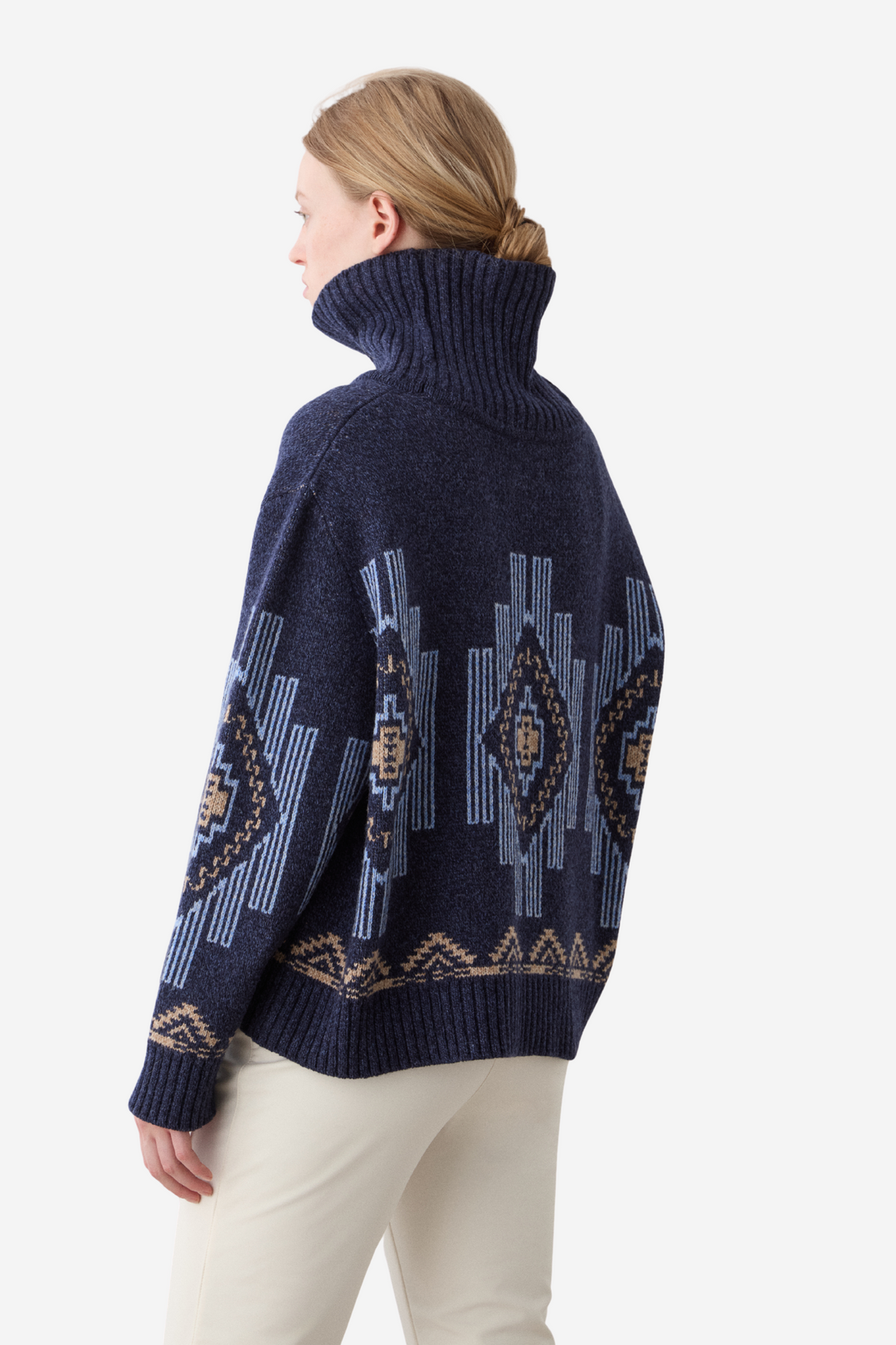 We Norwegians Genser & Cardigan Kautokeino Sweater Navy Blue