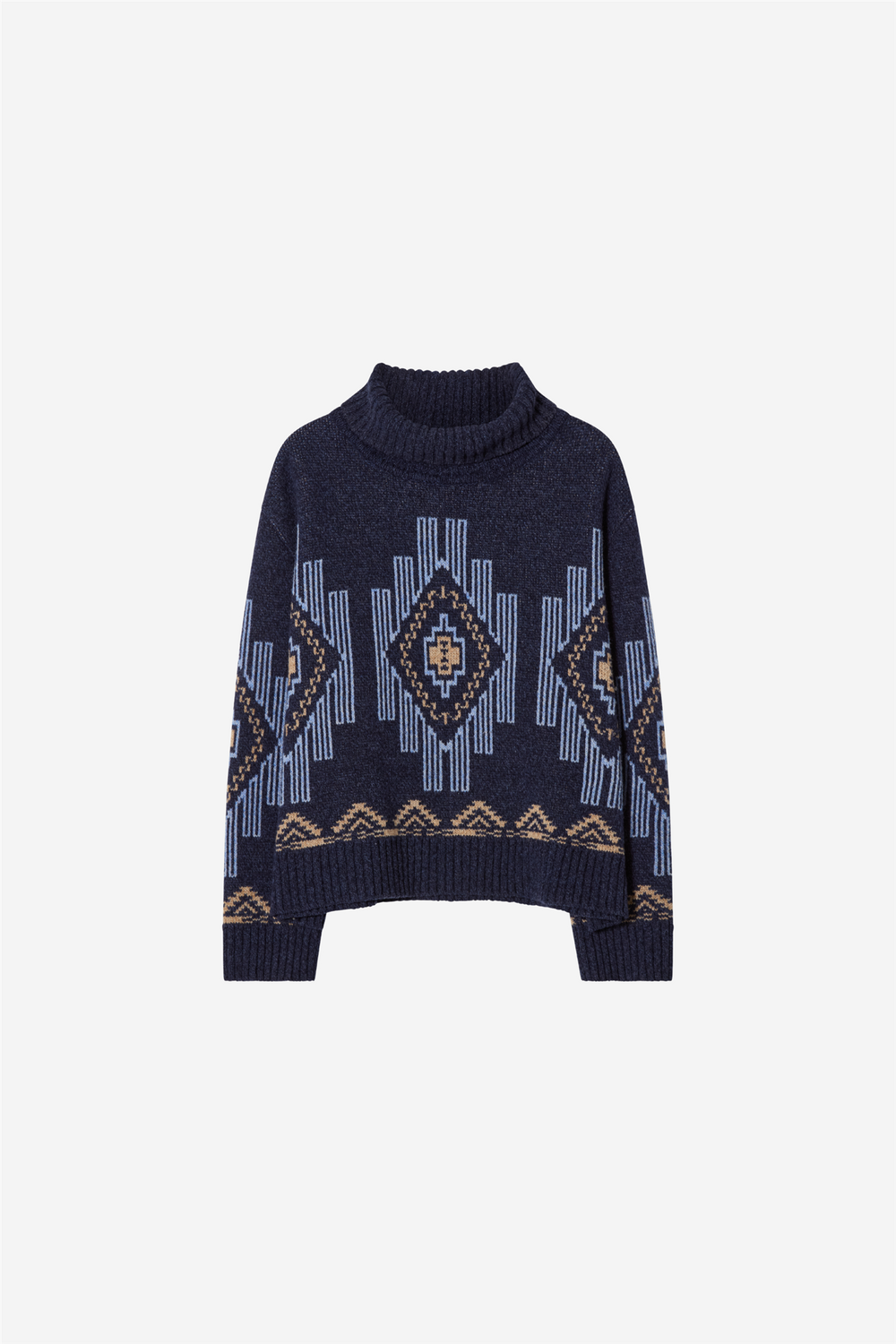 We Norwegians Genser & Cardigan Kautokeino Sweater Navy Blue