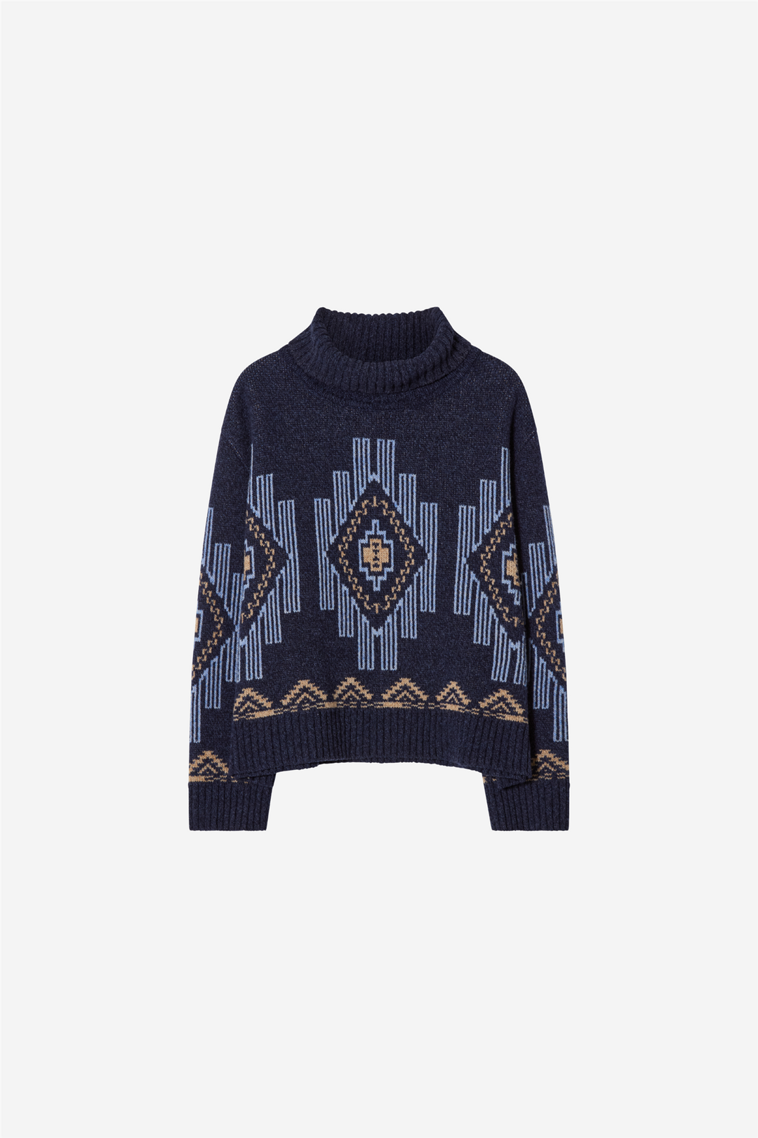 We Norwegians Genser & Cardigan Kautokeino Sweater Navy Blue