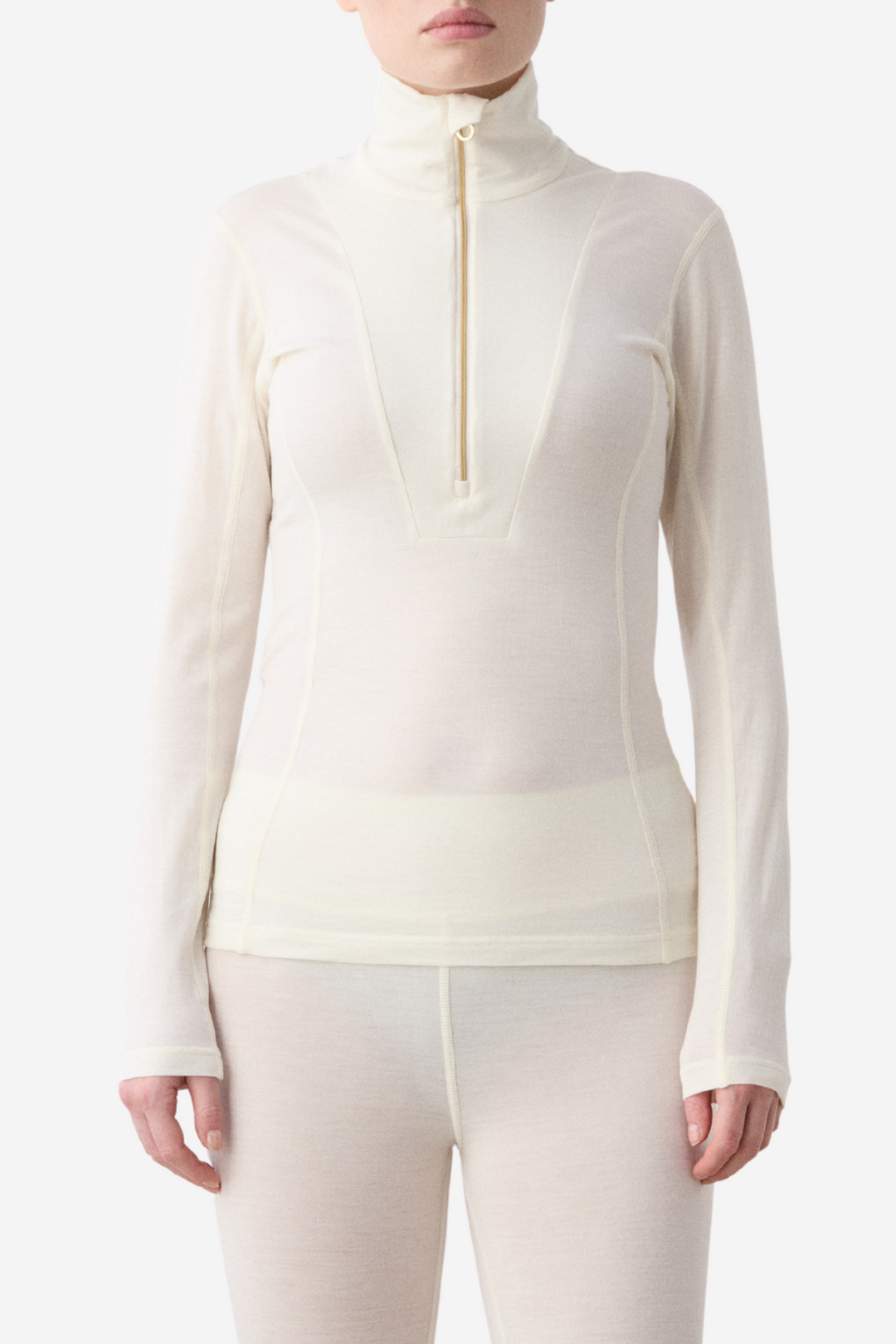 We Norwegians Skitøy Snø ZipUp Bright White