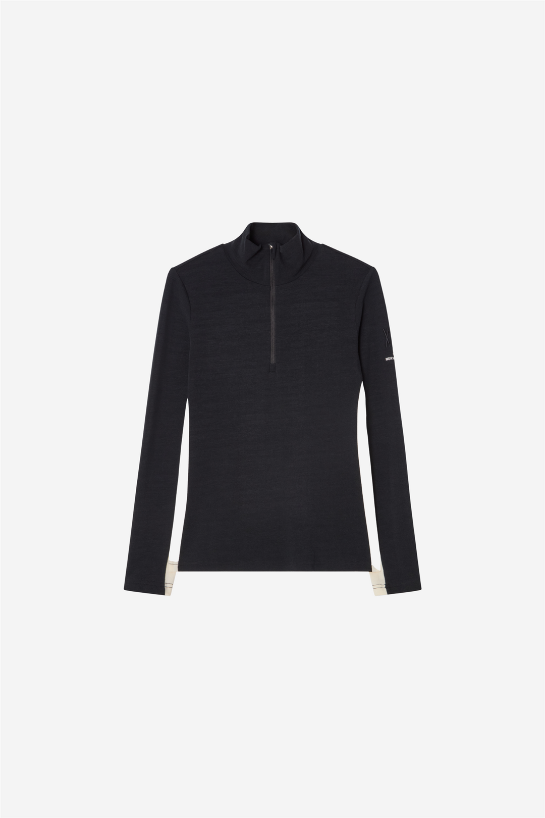 We Norwegians Skitøy Voss 1/4-zip Black