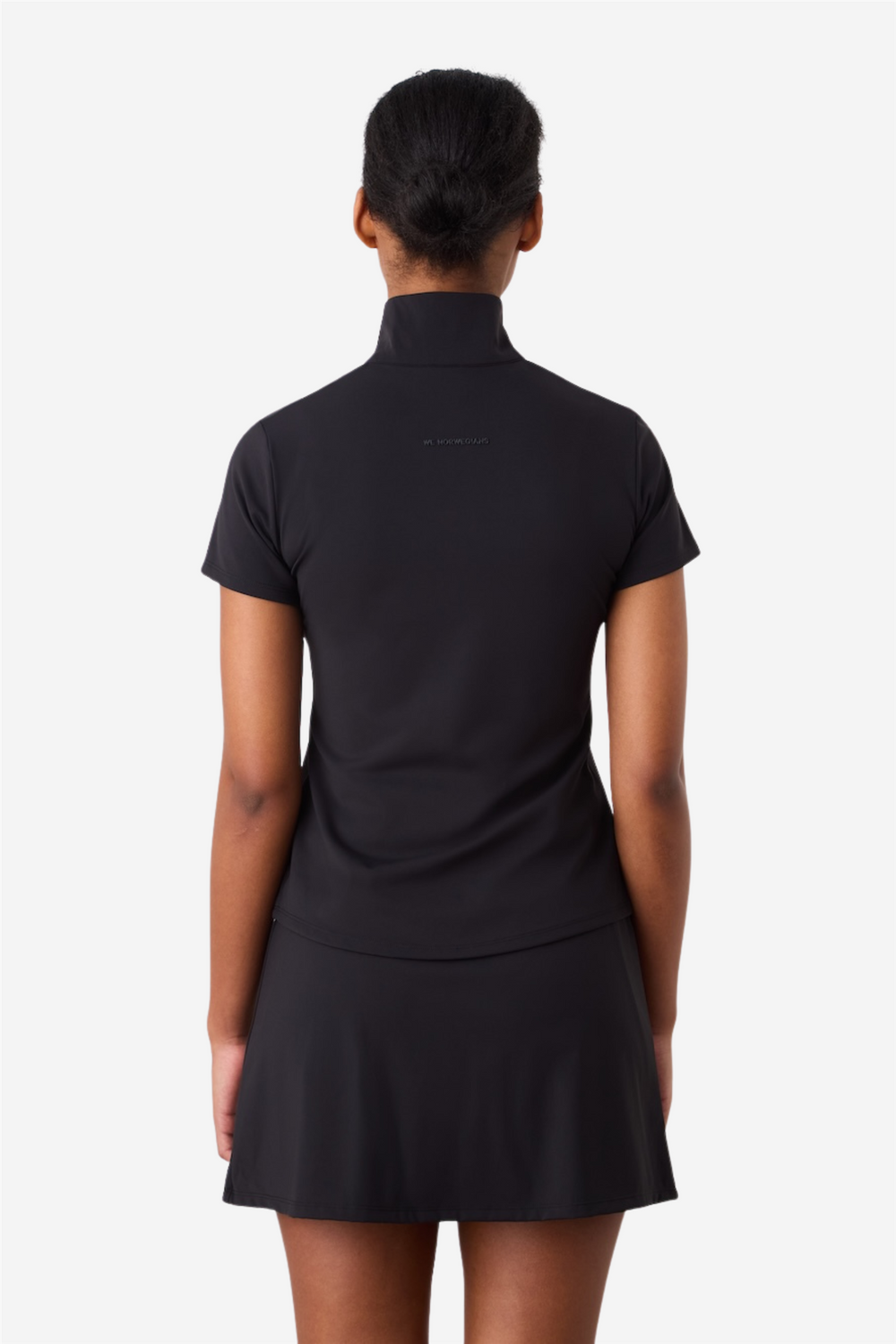 We Norwegians Topper & t-skjorter Honor Zipped Top Black