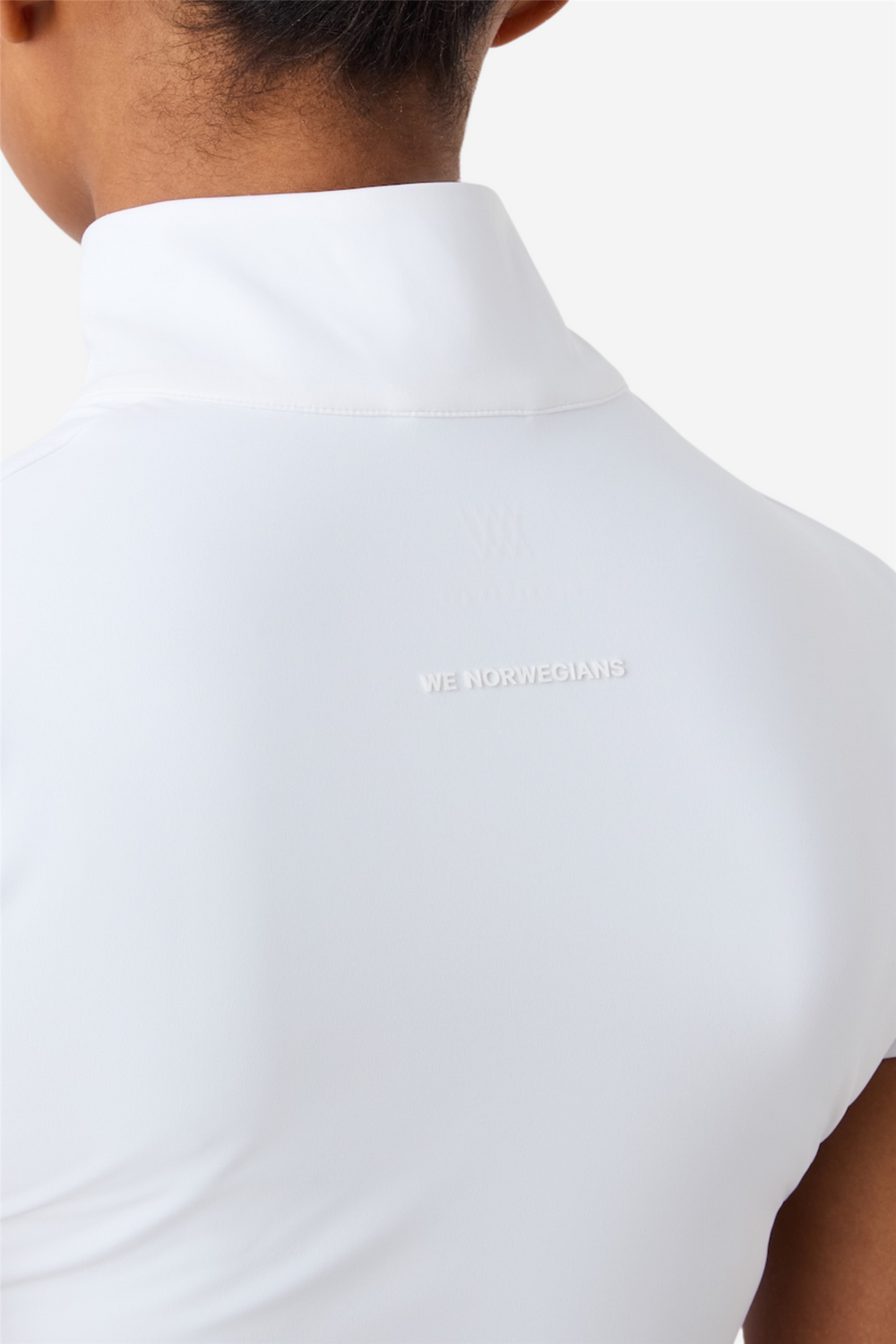 We Norwegians Topper & t-skjorter Honor Zipped Top White