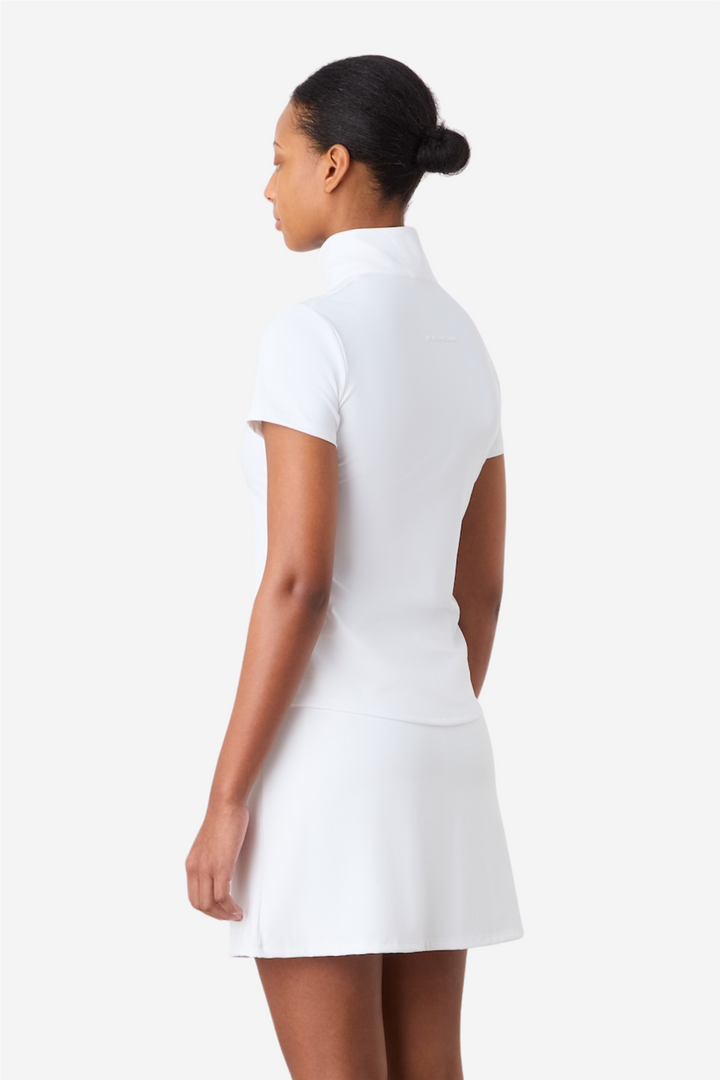 We Norwegians Topper & t-skjorter Honor Zipped Top White