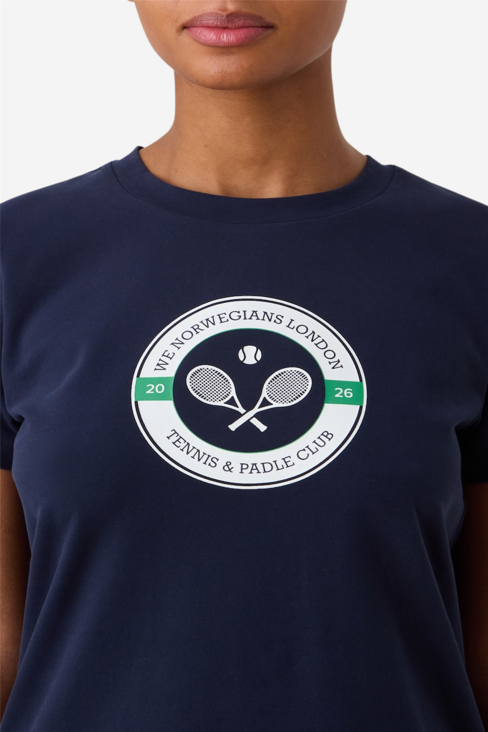 We Norwegians Topper & t-skjorter Love Tee Navy Blue