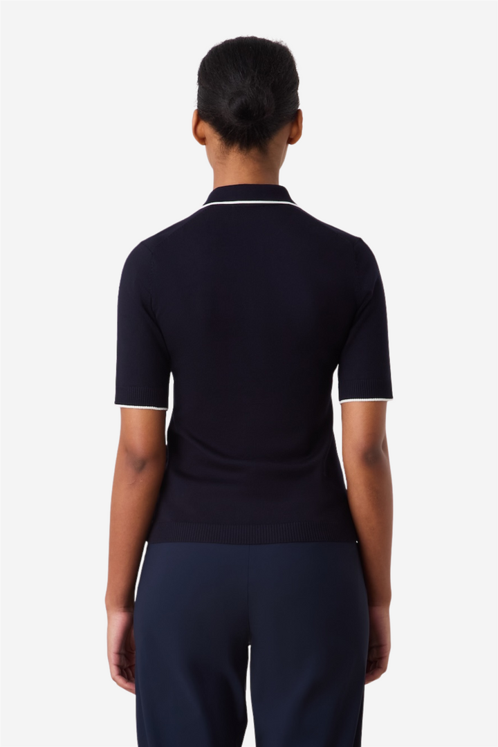 We Norwegians Topper & t-skjorter Putting Polo ShortSleeve Navy blue