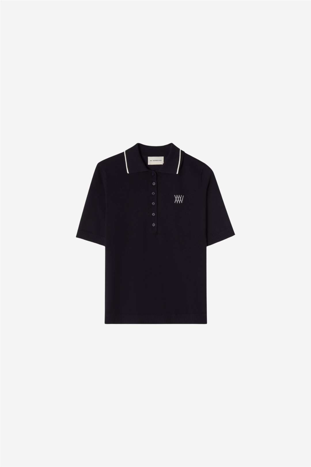 We Norwegians Topper & t-skjorter Putting Polo ShortSleeve Navy blue