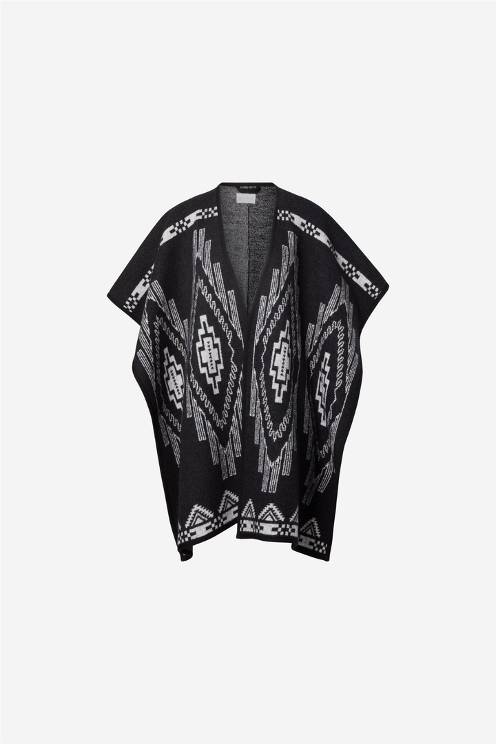 We Norwegians Yttertøy Kautokeino Poncho Black