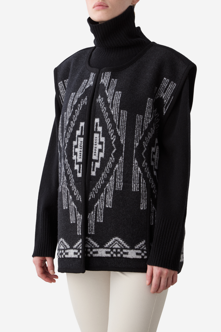 We Norwegians Yttertøy Kautokeino Vest Black