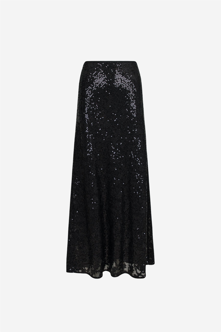 Vicky Sequins Skirt Black