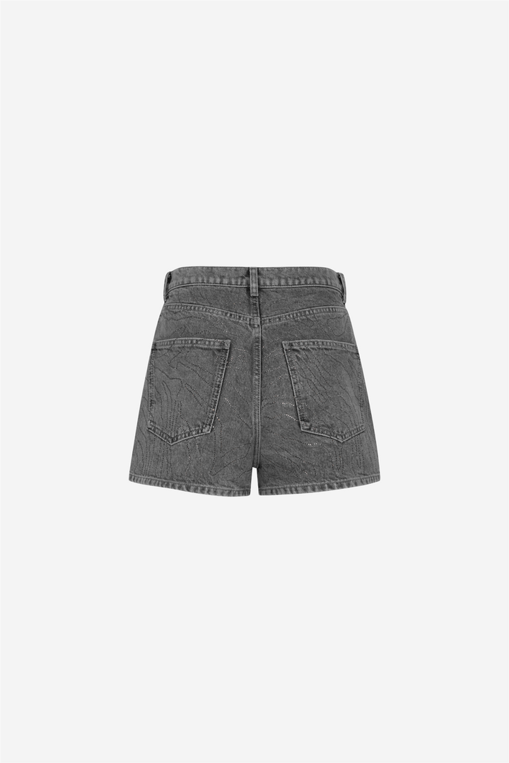 Rhinestone Denim Shorts