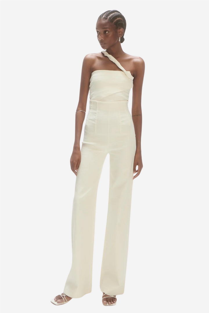 Super High Waist Trousers Off-White