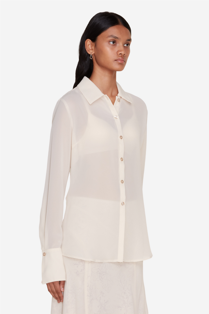Youbin Chiffon Shirt Ecru