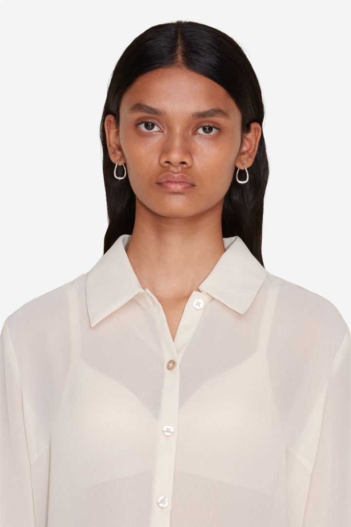 Youbin Chiffon Shirt Ecru