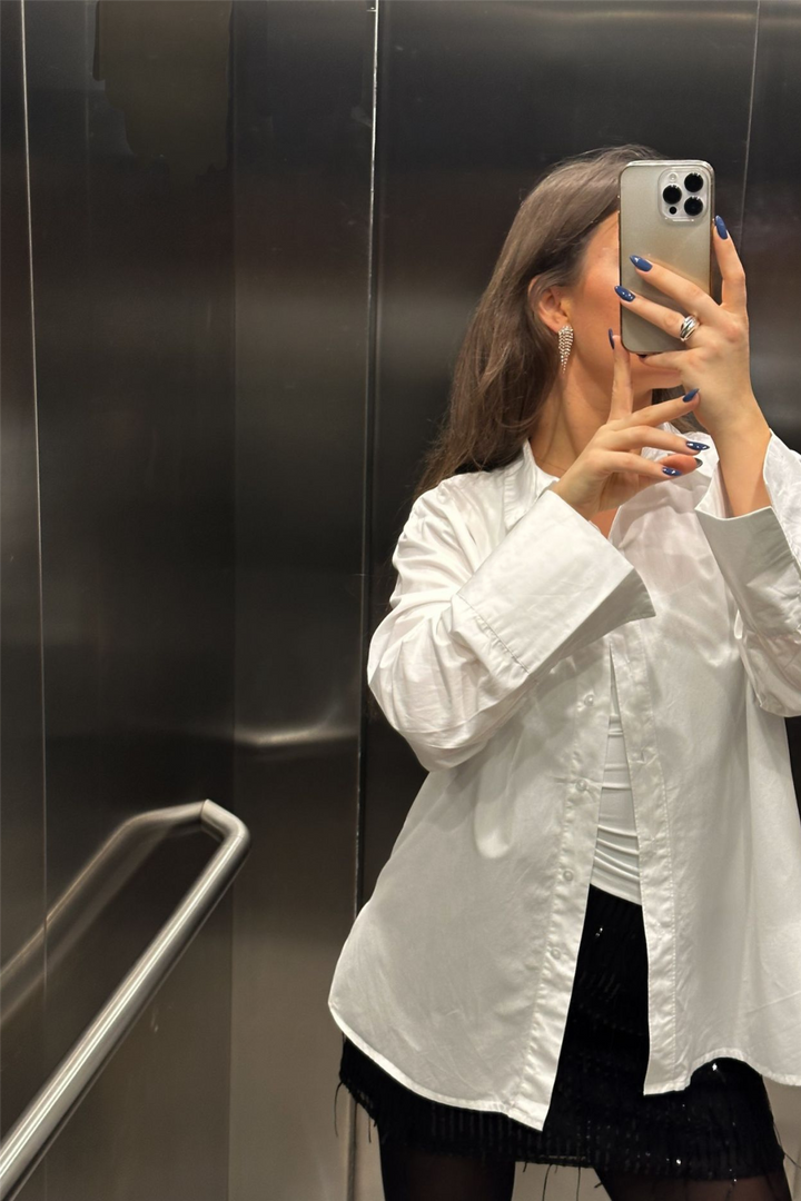Dita C Poplin Shirt White