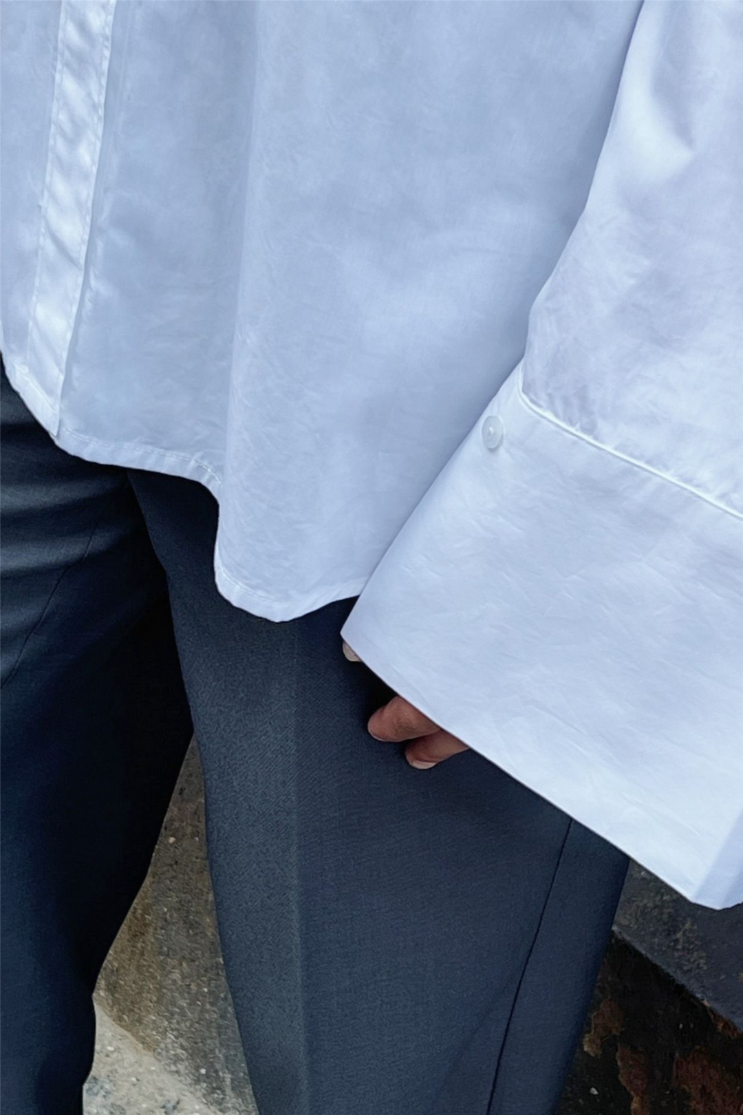 Dita C Poplin Shirt White