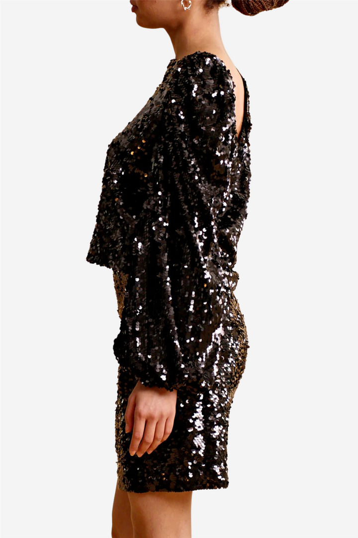 Sequins Top Black