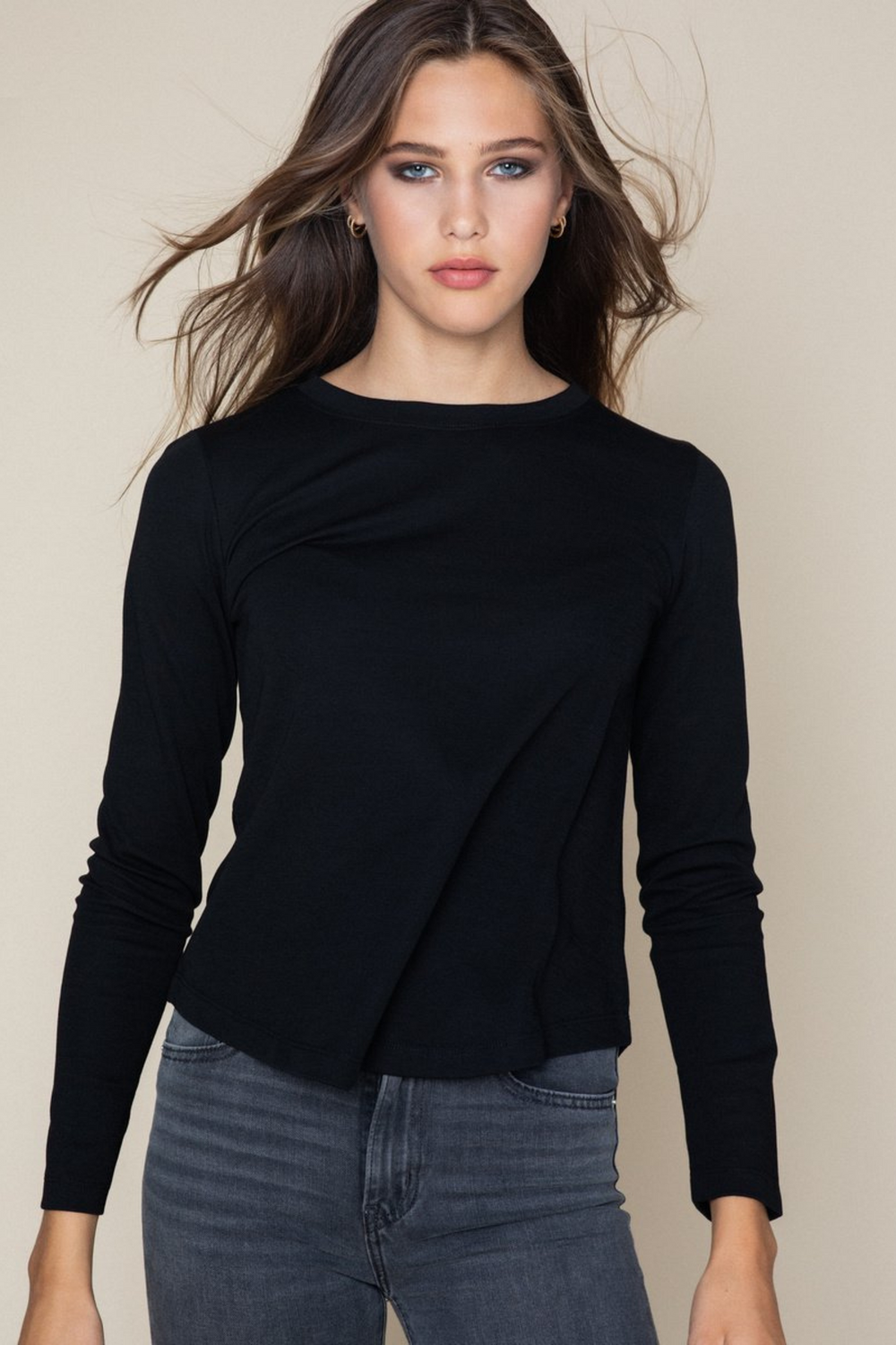 VIOLET LONG SLEEVE BLACK - Me & My Cousin 