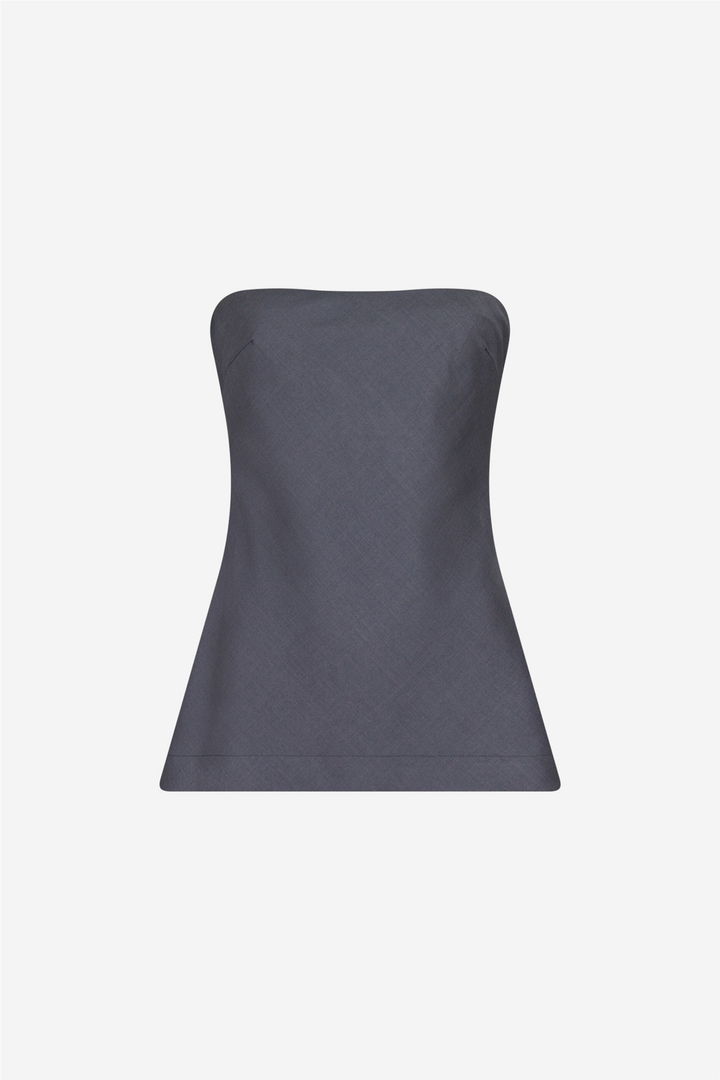 Leafie melange top