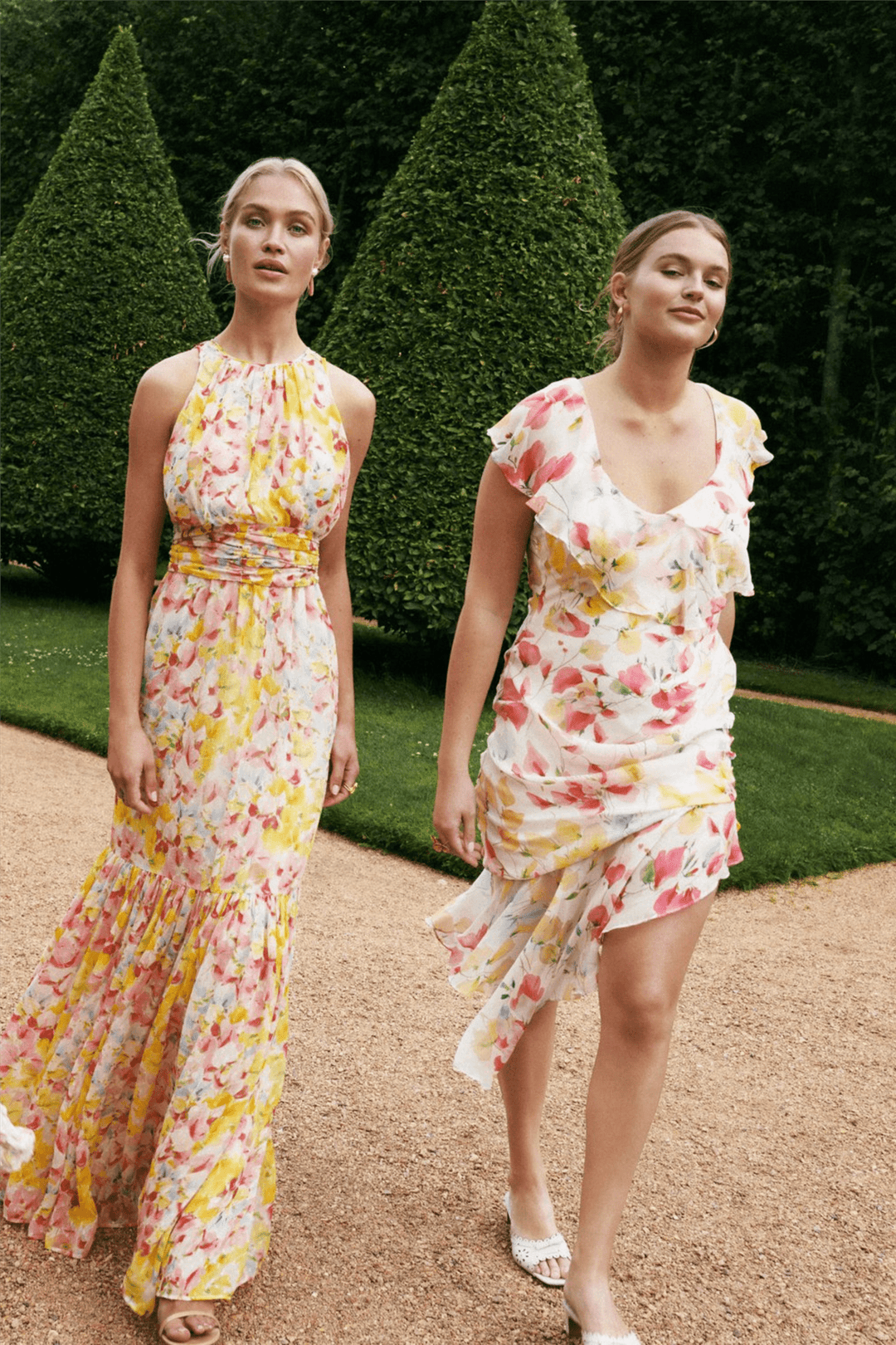 by TiMo Kjoler & jumpsuits Chiffon Asymmetric Dress Wildflowers