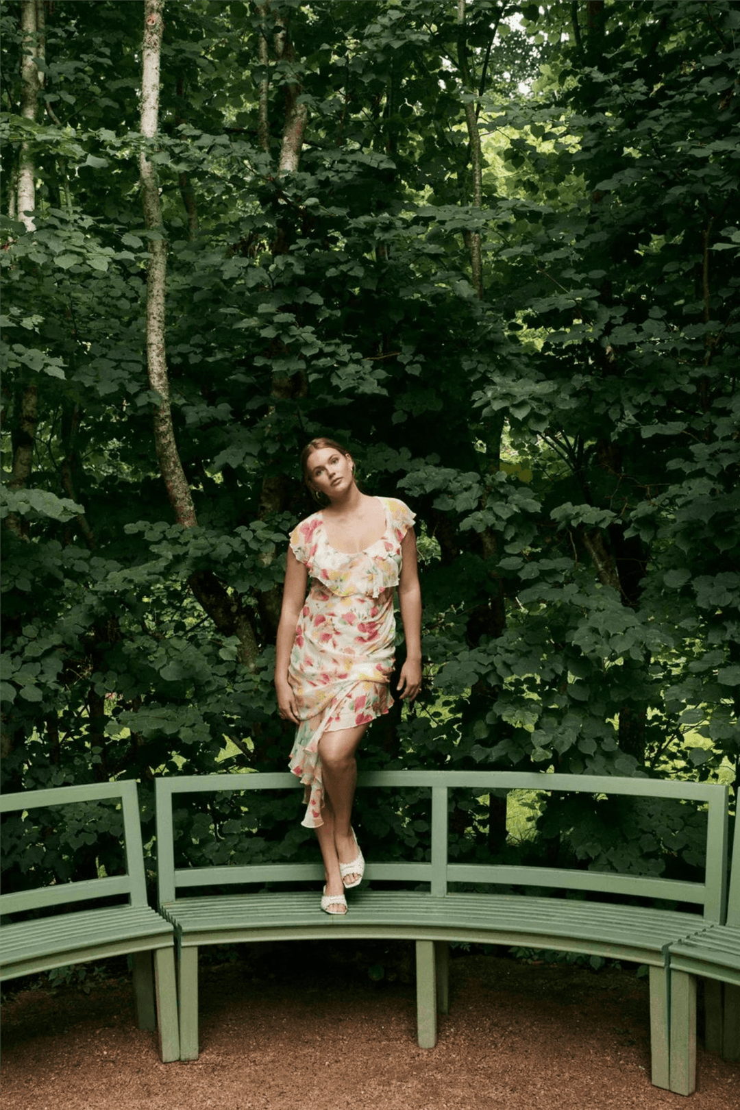 by TiMo Kjoler & jumpsuits Chiffon Asymmetric Dress Wildflowers