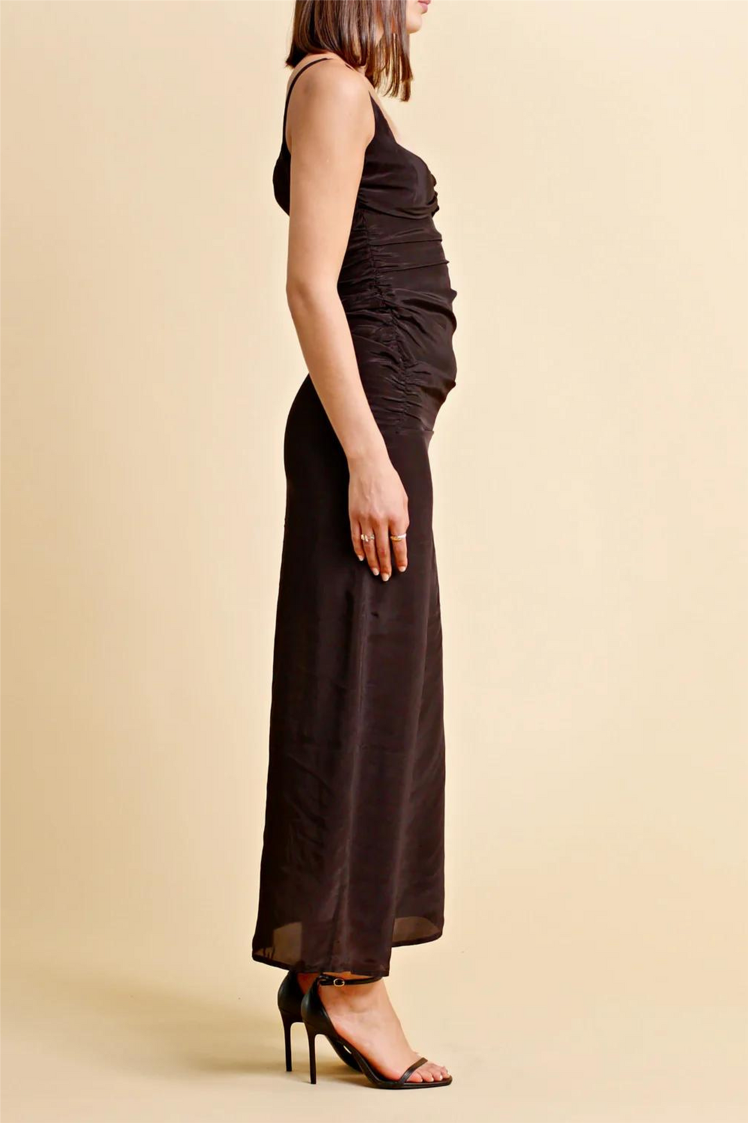 by TiMo Kjoler & jumpsuits Satin Strap Dress Black