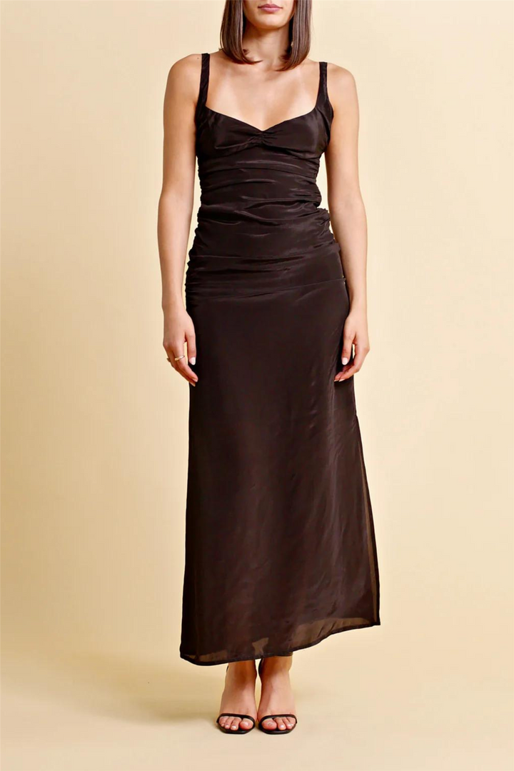 by TiMo Kjoler & jumpsuits Satin Strap Dress Black