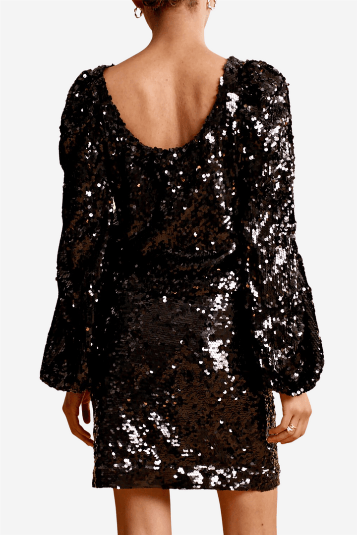 by TiMo Topper & t-skjorter Sequins Top Black