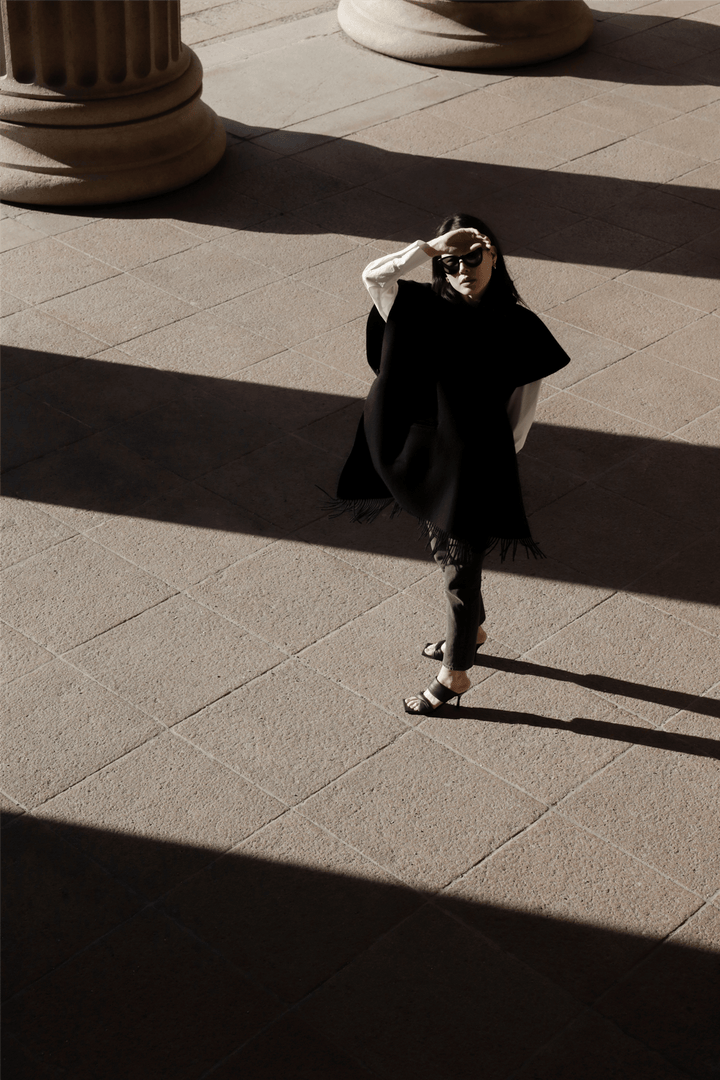 Christian Aks Yttertøy Aria Lambswool Poncho
