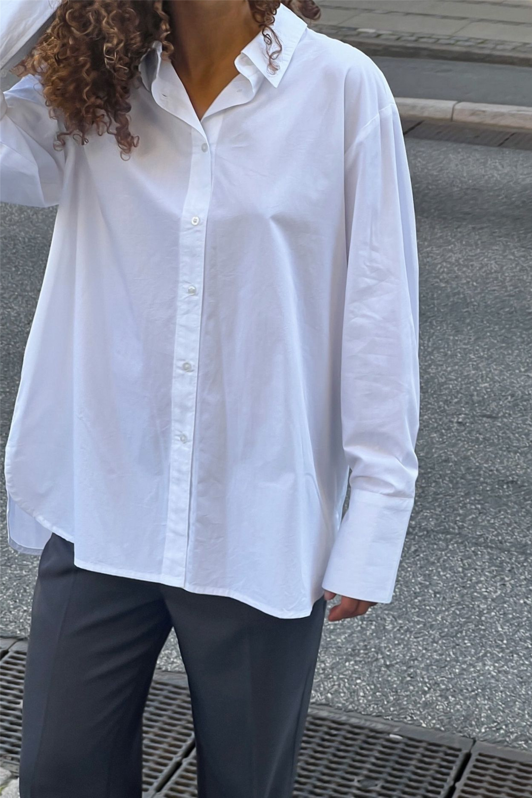 Dita C Poplin Shirt White