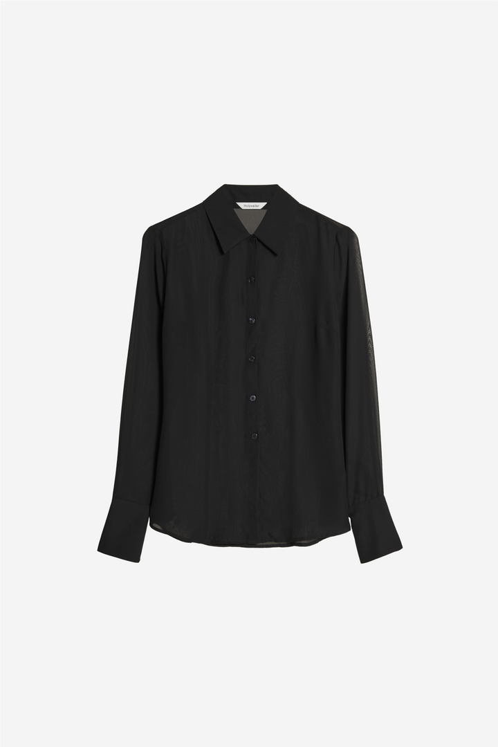 Youbin Chiffon Shirt Black