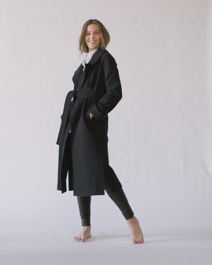 Adele Coat Dark Navy
